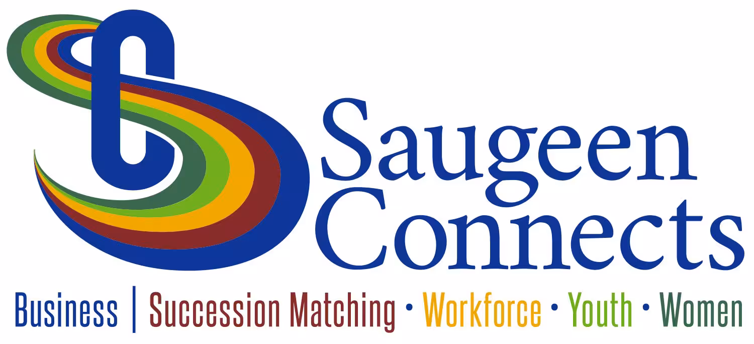 Saugeen Connects Logo Workforce Tagline logo.