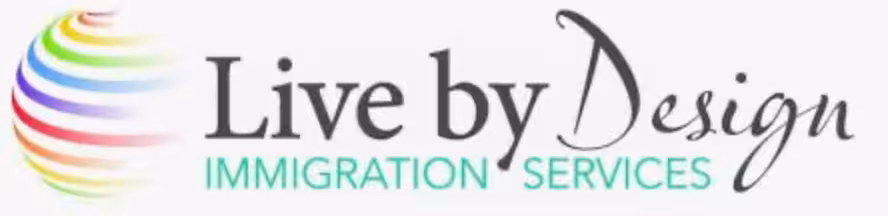 Live by Design Immigration Services Logo.