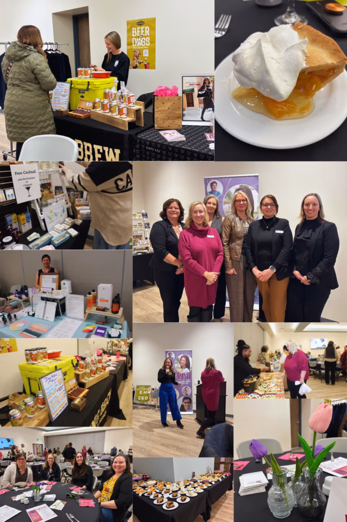 Collage of businesses featured at a WOWSA showcase.