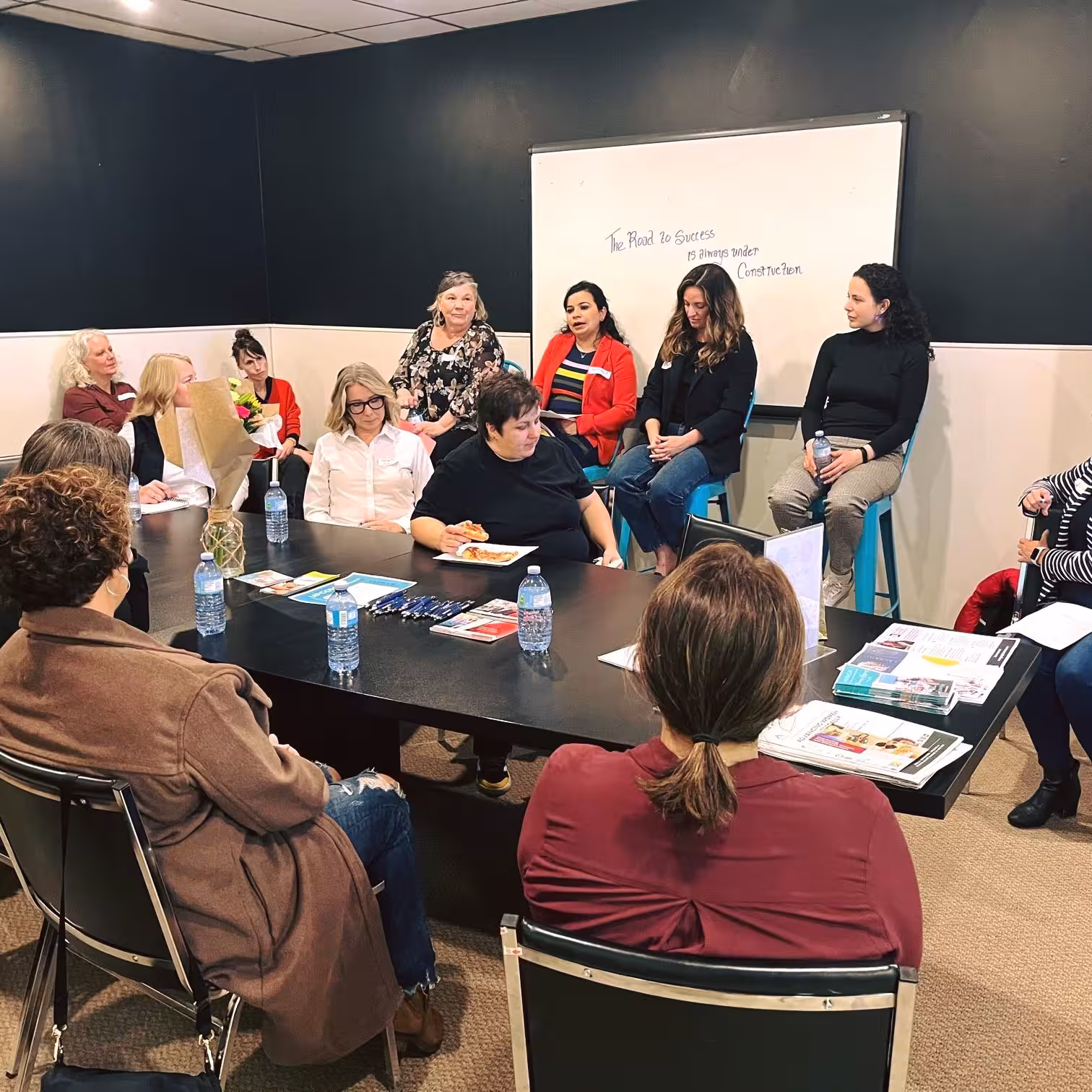 Women networking together at a WOWSA event.